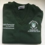 Juniors V Neck Sweatshirt Adult Sizes