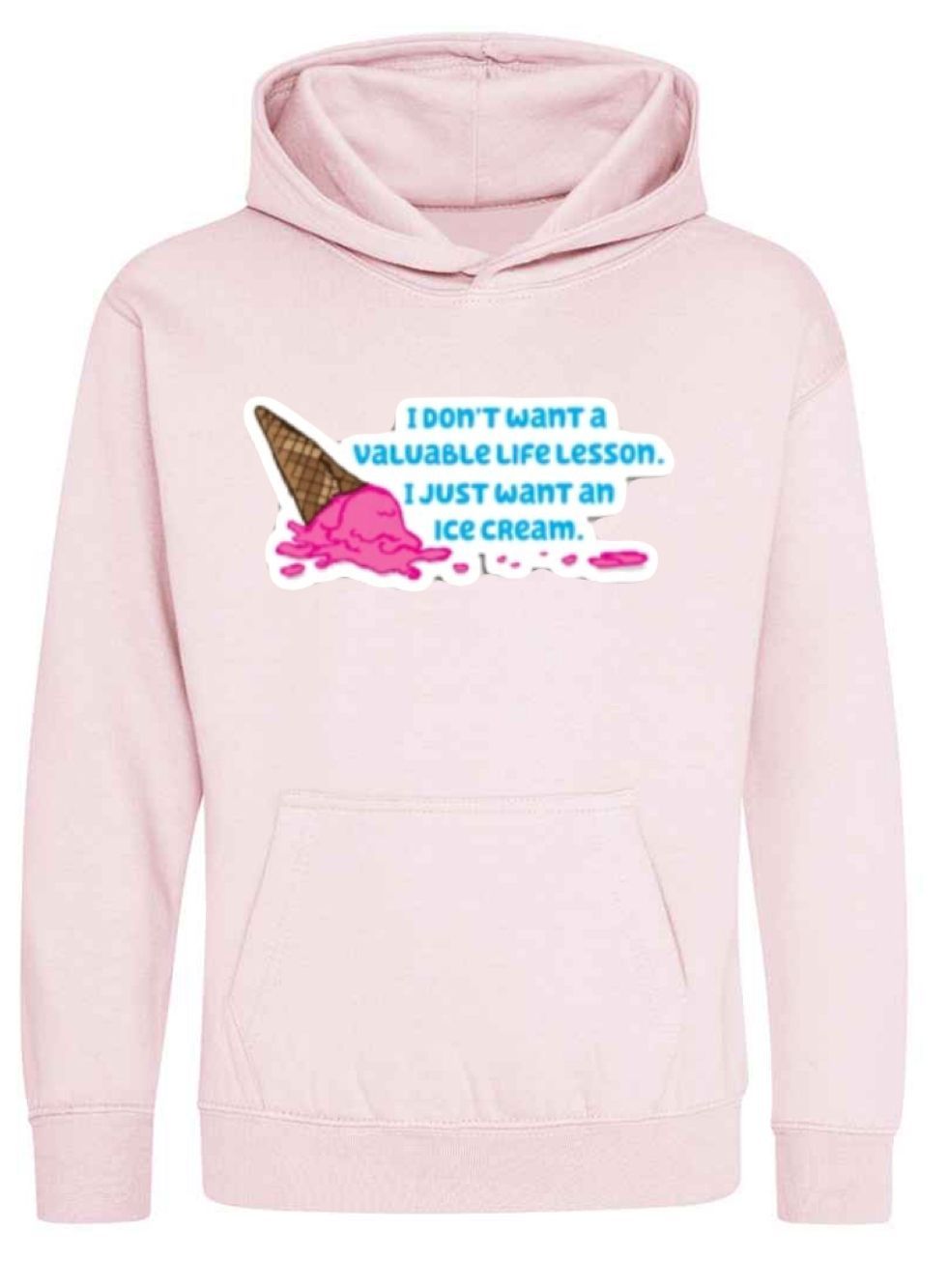 4296871182 I Want Ice Cream Kids Hoodie - Image 1