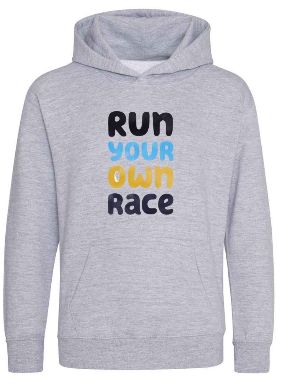 4296929049 Adult Run Your Own Race Hoodie - Image 1