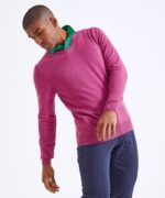 AQ Men's cotton blend v-neck sweater - Image 4