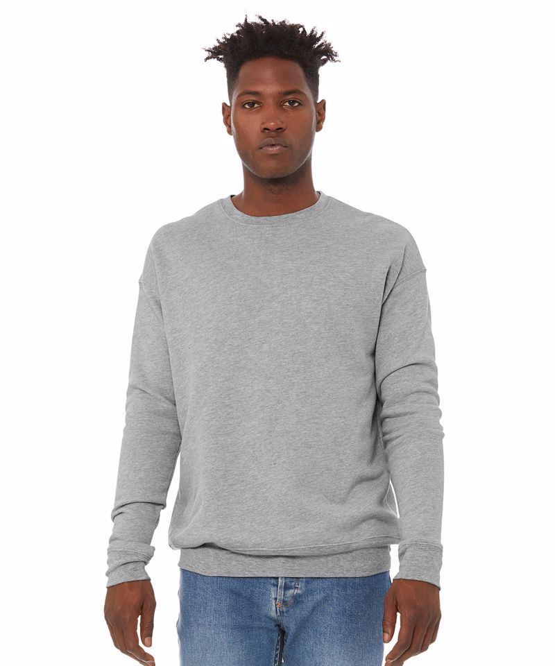 BE045_LS00_2024 Unisex drop shoulder fleece - Image 1