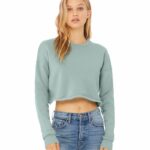 Women's cropped crew sweatshirt
