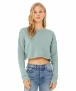 Women's cropped crew sweatshirt