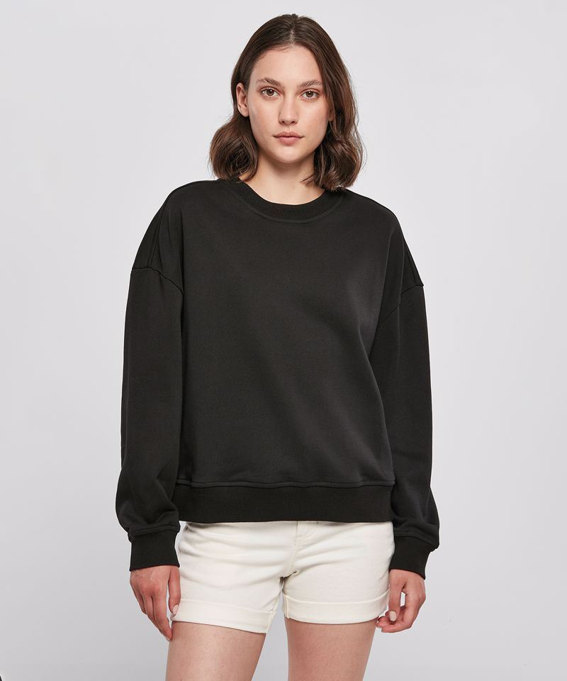 BY212_LS00_2024 Women’s oversized crew neck sweatshirt - Image 1