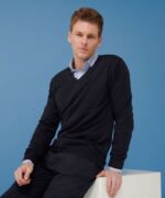 Henbury 12 gauge v-neck jumper