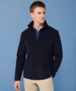 Henbury ¼ zip microfleece jacket - Image 2