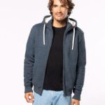 Kariban Vintage sherpa-lined fleece jacket