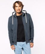 Kariban Vintage sherpa-lined fleece jacket - Image 2