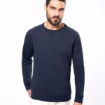 Kariban Men's organic cotton crew neck raglan sleeve sweatshirt