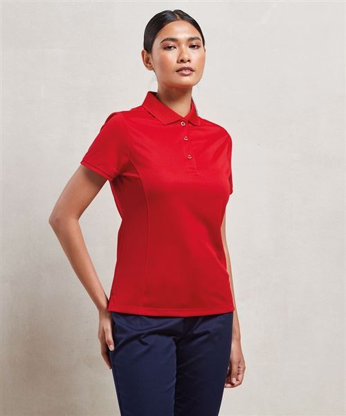 PR616_LS00_2024 Premier Women's Coolchecker® piqué polo - Image 1