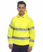 Portwest Hi-vis hooded sweatshirt