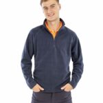 Result Core microfleece zip neck top