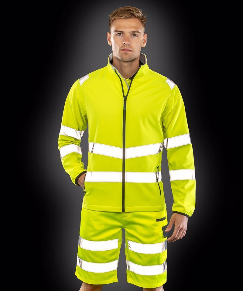 R505X_LS00_2024 Result Recycled 2-layer printable safety softshell - Image 1