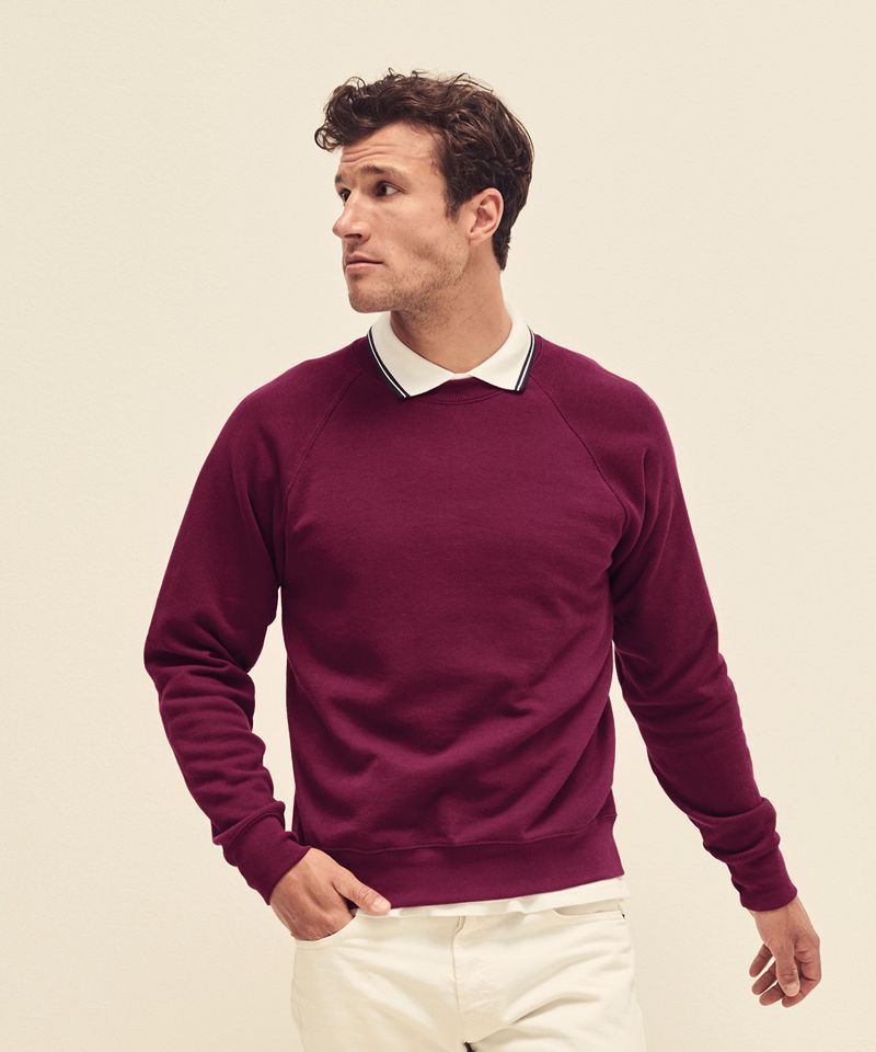 SS270_LS00_2024 Fruit of the Loom Classic raglan sweatshirt - Image 1