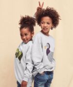 Fruit of the Loom Kids classic raglan sweatshirt - Image 4