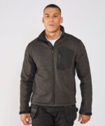 Stanley Brady zip-through knitted fleece