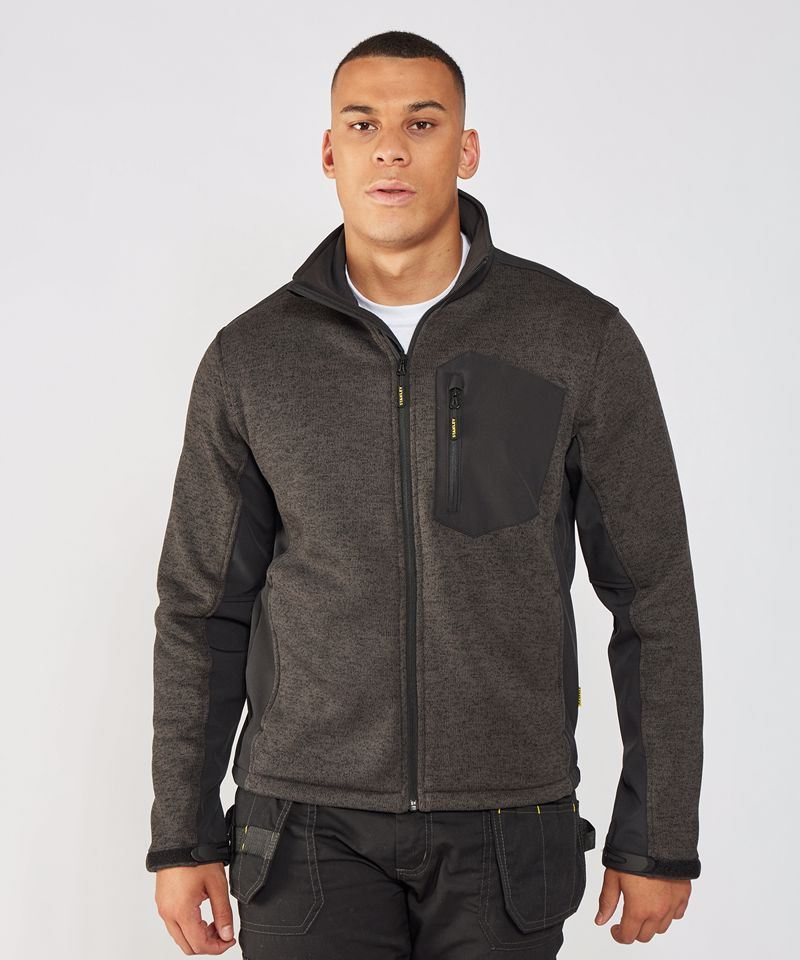 SY022_LS00_2024 Stanley Brady zip-through knitted fleece - Image 1
