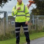 Yoko Hi-vis zip hoodie