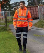 Yoko Hi-vis zip hoodie - Image 2