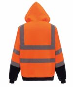 Yoko Hi-vis zip hoodie - Image 5