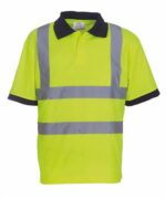 Yoko Hi-vis short sleeve polo - Image 2
