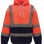 Yoko Hi-vis pull-over hoodie