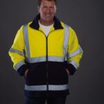 Yoko Hi-vis heavyweight fleece jacket