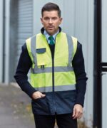 Yoko Hi-vis padded bodywarmer