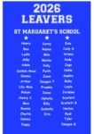 St Margarets Leavers Hoodie 2026 - Adult Sizes